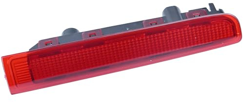 Hebstw Third 3RD Brake Light for VW Transporter T5 T6 Additional High Level Rear Brake Stop Light Black Lens Reflector Red Right