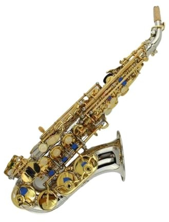 Professionell Saxofon Altsaxofon Med Nickelkropp B klaviatur Och Tillbehör