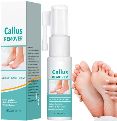 Callus Remover Extra Strength Spray,Foot Dead Skin Remove,Foot Callus Removal Spray,Instant Peeling Spra/y for Feet,Callu/s Remover Gel for All Types Foo/t,Fast-Absorbing Peeling Spra/y for Calluses