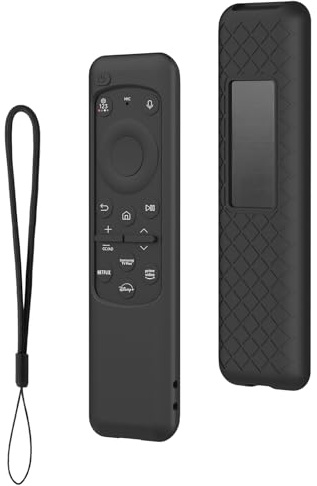 ONGNIUU BN59-TM2360E Funda de silicona para mando a distancia, funda protectora para mando a distancia universal compatible con BN59-01432A / BN59-01432J / BN59-TM2360E (negro)