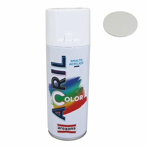 Arexons Bombe de Peinture Acrylique Gris Clair Cadre-Reservoir ral 7035 (Spray 400 ML) (3957)