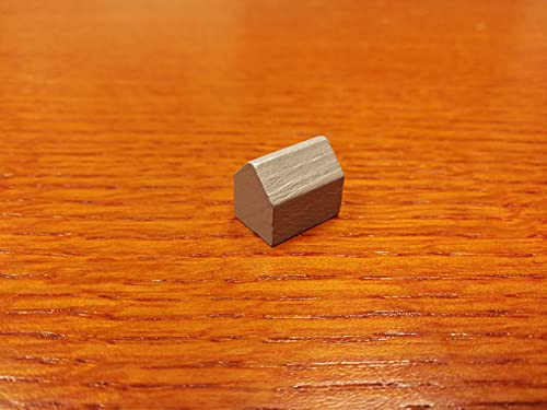 Monopoly Brettspielhaus Spielhaus Spielhaus Box Gesellschaftsspiel Rabatt für jede Menge Verpackungen und Farben wählbar aus lackiertem Holz 14x10x12 (grau, 250)