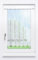 LYSEL Scheibengardine Kreuzchen Design (Bx H) 140cm * 90cm Weiß/Rohweiß