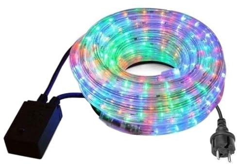 COSHANO Tira de luz Led para jardin navidad girnalda exterior - interior colores RGB decorar manguera waterproof (8 Metros)