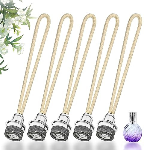 SUNOYA Lot de 5 mèches pour lampe à huile, brûleur, diffuseur d'aromathérapie