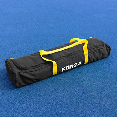 FORZA Hockeyklubbväskor | Lätt att transportera pinnar och kit | flera storlekar och färgalternativ (Holdallväska (6 pinnar 3 x bollar), svart)