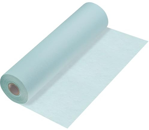 100%Mosel Vlies Tischläufer, in Hellblau (30 cm x 25 m), dekoratives Tischband, edle Tischdeko für Geburtstage & Hochzeiten, Bunte Dekoration zu besonderen Anlässen