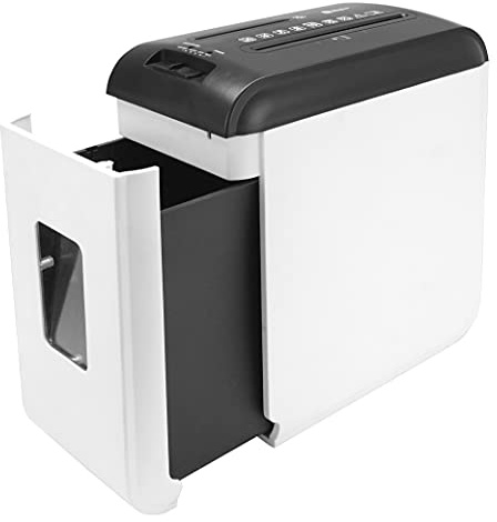 WAYTEX 77322 Destructeur de Documents Coupe Croisée 10 Feuilles CD et DVD Bac Tiroir 15L Rapide Performant et Silencieux Nouvelle Génération
