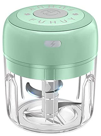 Electric Mini Vegetable Chopper, Food Chopper, Garlic Slicer Veggie, Salad, Lettuce, Onion, Chili Crusher, Tomato Dicer Chopper Cutter & Ginger Meat Mincer for Kitchen, Portable USB Chopper (250ML)