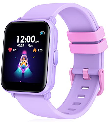 Orologio Smartwatch Watch Fitness Tracker - Smart Watches Bambini Bambino Ragazzi e Ragazze Compatibile per Android iOS 1.4'' Touch Schermo Impermeabile Monitor Sonno Cardiofrequenzimetro Contapassi