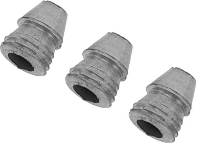 EMUKOEP 20 Stück Sicherheitskeile mit Rundem Griff, Stahl-Hammerstiel, Spaltkeil-Set Axt, Klauenhammer, Schlitten (Durchmesser 10mm/0,39 in)