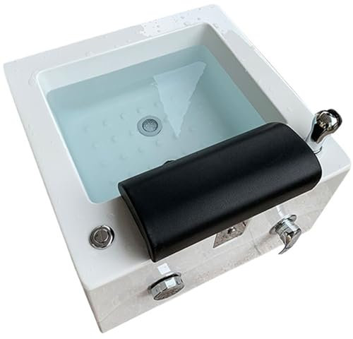 HENGCMM Pediluvio de Masaje acrílico, pediluvio de SPA, Baño de pies, SPA de baño de pies Profundo con Masaje Tazón de pedicura con Ajuste de frío y Calor Bañera de pedicura para salón de uñas