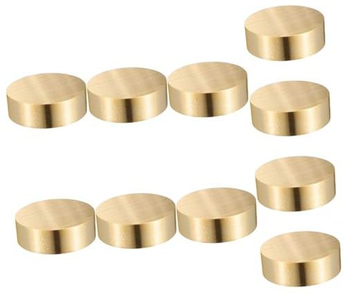 SEWACC 10pièces Art Paperweight Laiton pour Presse Créatif De Bureau Décoration pour Maison Et Événements