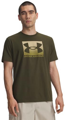 Under Armour Hombre Boxed Sports Updated Short Sleeve, camiseta de manga corta suave y cómoda, camiseta deportiva resistente para gimnasio, entrenamiento y atletismoExpedition Green / / Field Khaki,XL