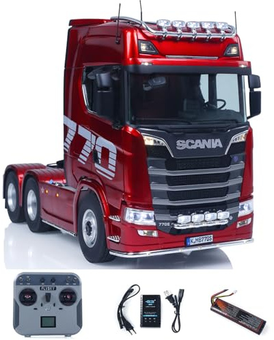 TOUCAN RC HOBBY KABOLITE 1/14 770S 100 RC Tractor 6x6 Remote Control Truck Car 2 Speed Transmission Differential Lock Battery Radio Model RTR for Leisure