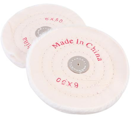 SAFIGLE Dischi Lamellari Abrasivi 2 Pezzi 6 Pollici 150 MM Foro 4 MM per Lucidatura e Molatura Metalli Plastica e Legno Mole Abrasive Resistenti per Gioielli e Acciaio Inox