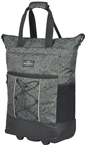 Einkaufstrolley Keanu Wheel Trolley Shopping Damentasche Einkaufsroller Korb Shopper - Trinity - FABRAUSWAHL (Black Jacquard)