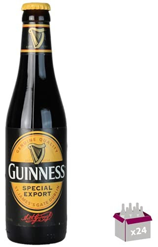 Guinness Bière brune 7.5° 24x33 cl verre perdu