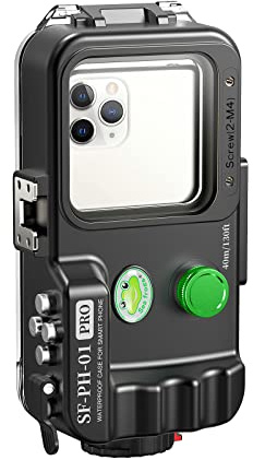 Starbea Wasserdichte Handyhülle für Unterwasserfotografieszenen, 130ft/40m Profi-Tauch-Handyhülle, Universaltyp für iPhone und Android (SFPH01)