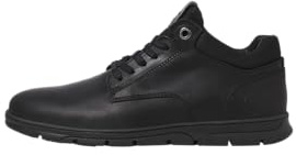 JACK & JONES Jfwglendale-Stivale in Pelle, Stivaletti Stringati Uomo, Antracite, 43 EU