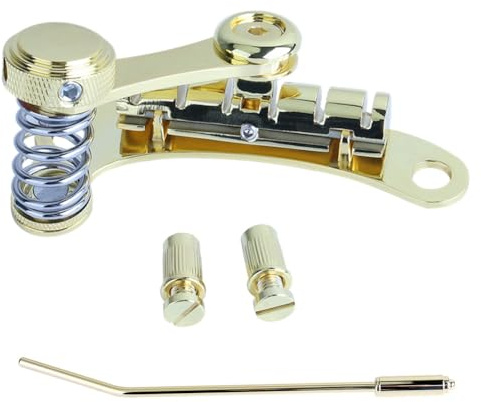 Sxmrmnx SG-01 Guld Vibrato Bridge elgitarr Tremolo Bridge jazz gitarr dubbellåsande Tremolo-system