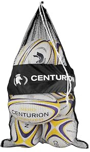 CENTURION Nero Trainer Yellow Rugby Ball Pack 8