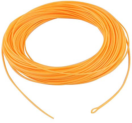 Maximumcatch Fliegenschnur schwimmende Shooting Head Schnur/Running Schnur mit Schlaufe Fliegenschnur in .026’’ .032’’ .037’’ .042’’, Ornage und hell grün