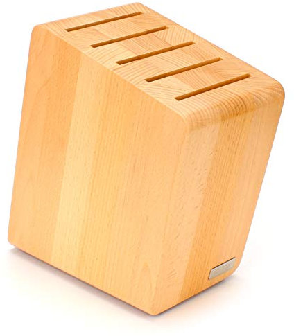 Arte Legno Verona 41 - Ceppo portacoltelli - fino a 11 coltelli da cucina - lama max. 25 cm – magnetico – Legno di faggio massiccio