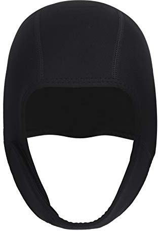 Cagoule de Nager Unisexe Casquette de 2mm / 3mm pour plongée Beau Chapeau de Natation Anti Froid Bonnet de Bain Chaud pour Plage Voyage en Bateau Piscine