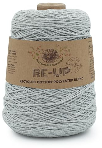 Lion Brand Yarn Re-Up Yarn Bonus Bundle, Silver Lining