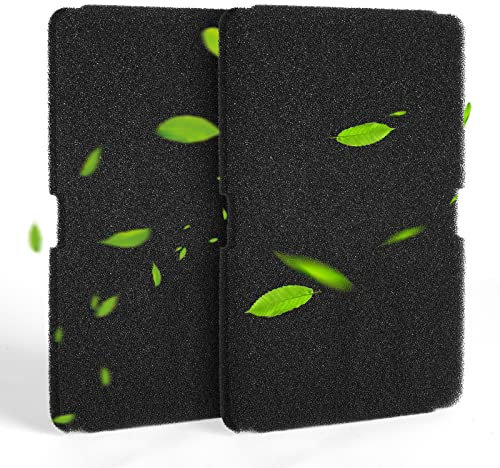 URAQT Beko 2964840100 Trocknerzubehör, 2er Set Beko Trockner Filter 224 x 155 x 12mm Sockelfilter Schwammfilter Fusselfilter Flusenfilter Schaumfilter Filterschwammzu Wärmepumpentrockner