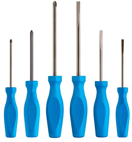 Channellock Screwdriver Set SD-6H - Magnetic Tip, Made in USA, Tri-Lobe Grip - 6 Piece