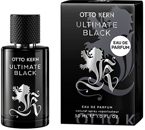 Otto Kern® Ultimate Black | Eau de Parfum: maskulin - würzig - langanhaltend - der ultimative Herrenduft für den stilvollen Businessman | EDP 30ml