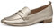 Tamaris COMFORT Damen Slipper aus Leder mit Blockabsatz, Gold (Lt Gold), 38 EU