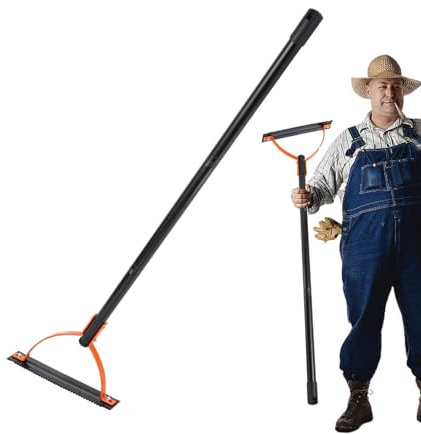 Vesone Tagliaerba a Doppio Taglio, Tagliaerba con taglierina seghettata - Strumento per Tagliare l'erba Whacker Taglierina per zolle in Acciaio seghettato - Utensile Manuale per Tagliare l'erba con