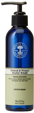 Neal's Yard Remedies | Defend And Protect Hand Wash | Vegan | Organic Defence Blend Protect Against Germs & Microbes | Certified Organic | 185ml