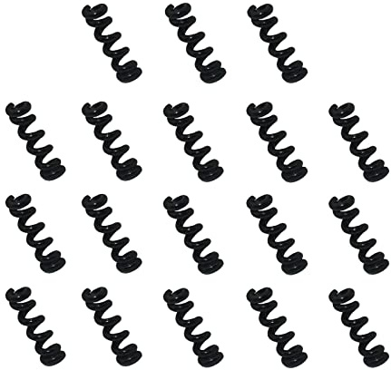 18 Pieces Tremolo Arm Tension Springs, Set Tremolo Arm in Fixed Position, Electric Guitar Part, Black