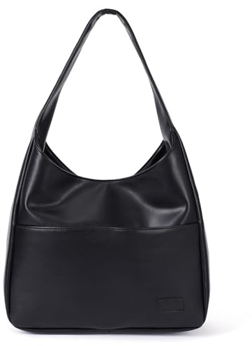 ACUYE Leather Tote Bag for Women Large Slouch Hobo Bags Shoulder Purse Work Travel Tote Handbag