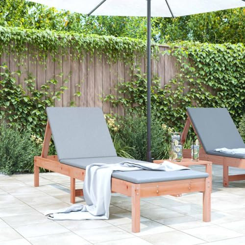 ShGaxin Tumbona de Madera Maciza Douglas 199,5x60x74 cm, Tumbonas Jardin Exterior, Tumbona Playa, Tumbona Reclinable, Tumbona Piscina, Muebles Terraza - 825075