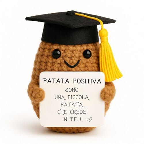Patata Studiosa© | Idea Motivazionale Studente | Regalo Originale Allievo | Focus Scuola Esame Diploma | Festa Laurea Studio | Bambina Ragazza | Ufficio Classe Stanza | Coach Professore Motivazione