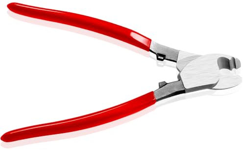 210mm 8 inch Wire Cutter Manual Cable Stripper Portable Cable Cutter Multifunctional Pliers for Cutting Aluminum and Copper Wires or Plastic Sheathing Suitable for Industrial and Electrical Repairs