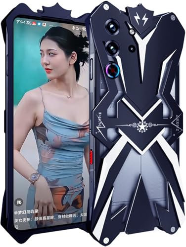 TECSHINE Gaming Metal Mobile Phone Case for ZTE Nubia REDMAGIC 10 Pro 5G. Cellphone Cover for Nubia RED MAGIC 10 Pro Mechanical Monsters