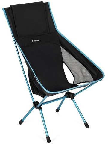 Helinox stol en hög rygg (re) högpresterande campingstol, svart