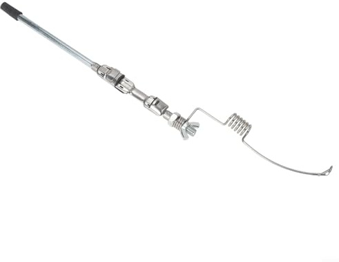 Juego de pesca de metal portátil, caña de pescar de 32 cm con carrete de 5000 g, ideal para ríos y aventuras (caña de pescar de 32 cm)