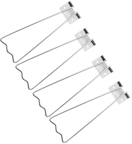 Veemoon Supporto Posteriore per Cornici da Tavolo Cavalletto Stabile in Metallo Set da 10 Pezzi per Espositori e Piedistalli per Quadri Installazione Semplice e Resistente
