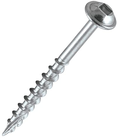 Trend Pocket Hole Screws for Softwoods, 2 Inch Long, Pack of 200, Coarse Self-Cutting Threaded Square Drive Screws, PH/8X50/200C