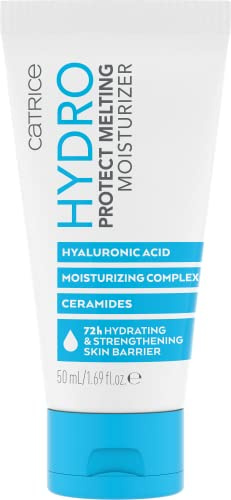Catrice Hydro Protect Melting Moisturizer, Tagescreme, Weiss, feuchtigkeitsspendend, pflegend, grundierend, transluzent, vegan, ölfrei, ohne Parfüm, ohne Parabene, 1er Pack (50ml)