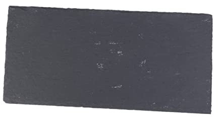 Cabilock Plato De Piedra Rectangular Para Comida Occidental Para Pizza Queso y Frutas