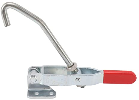 Pince à Bascule à Crochet en J – Pince de Type Crochet Robuste pour Projets de Menuiserie – Capacité de Maintien de 170 Kg – Idéale pour les Scies de Table – Fonctions Créatives