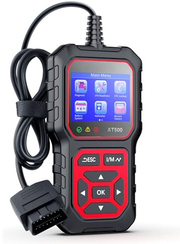Valise Diagnostic Auto, gearelec AT500 OBD2 Diagnostic Français, Voiture Moteur Outils et Dépannage, Outils Diagnostics système Moteur